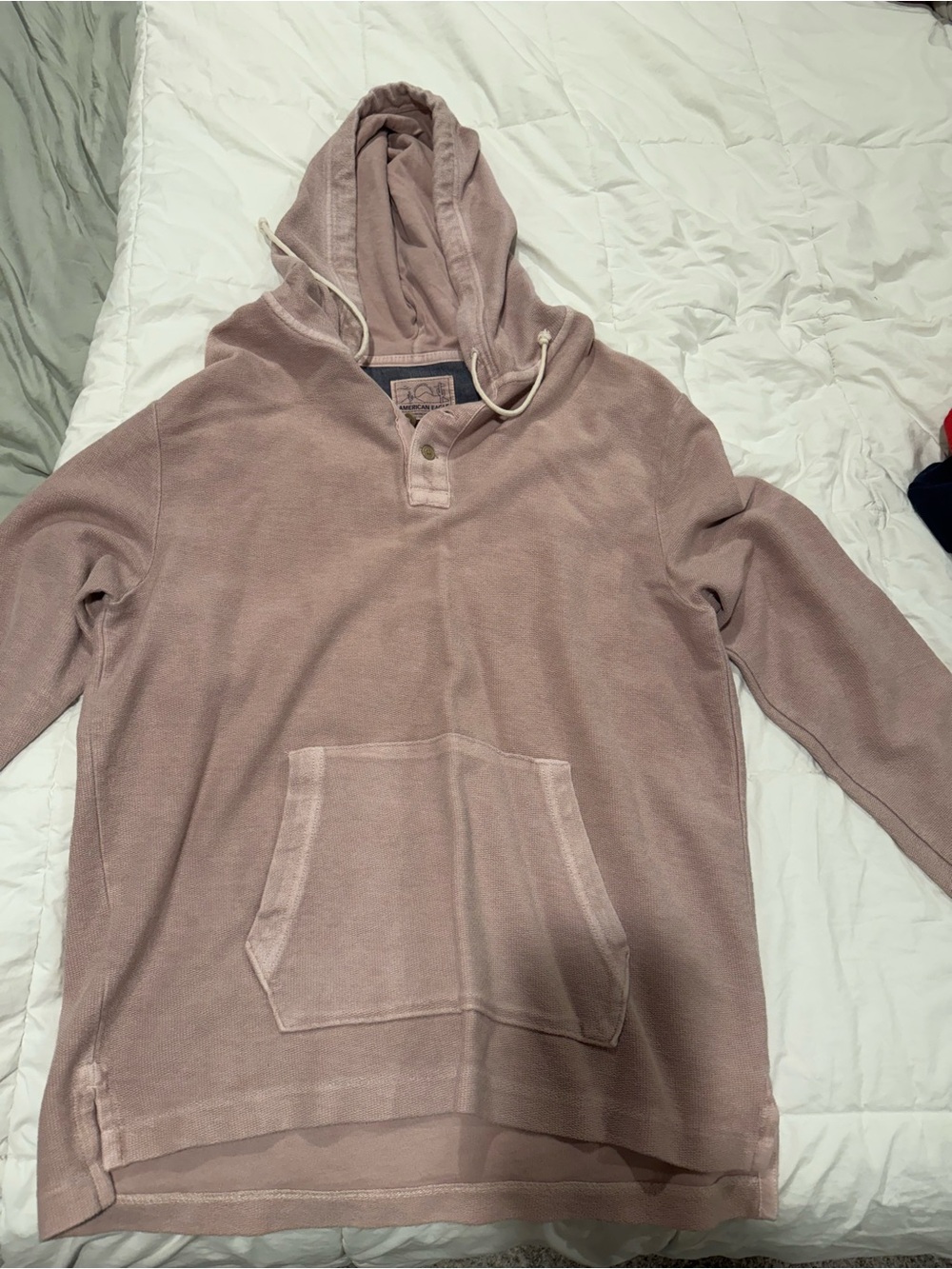 American Eagle Outfitters Dusty Rose Hooded Pullover